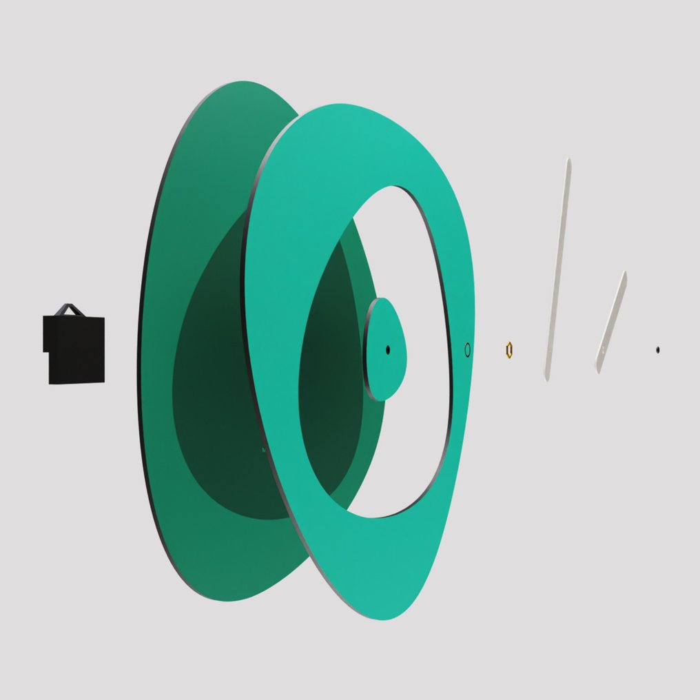 Wall clock - GIallobus - Contemporary Wood - 2024 - Bokeh Watch #4.3