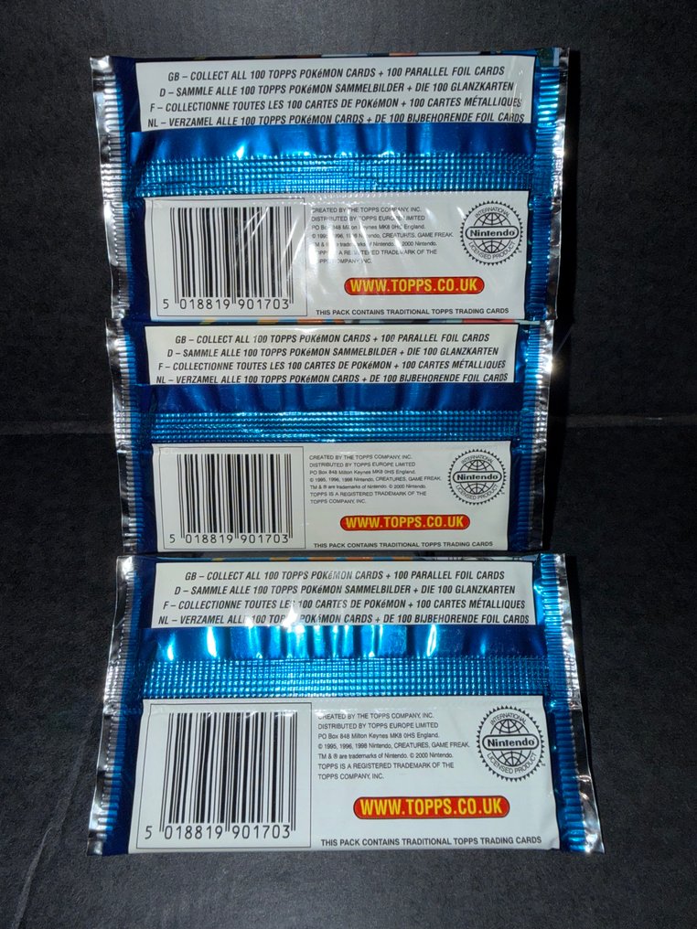 Pokémon - 3 Booster pack - Pokémon Series 2 Booster Pack - Various sets #1.0