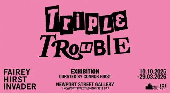 Heni Editions - Triple Trouble Poster - Pink #3.2