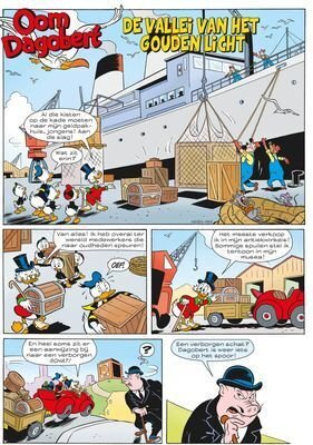 Tony Fernandez - 原始迪士尼页面 - Valley of the Golden Light (H 2021-363) – Donald Duck & Nephews – Hand Signed #1.0