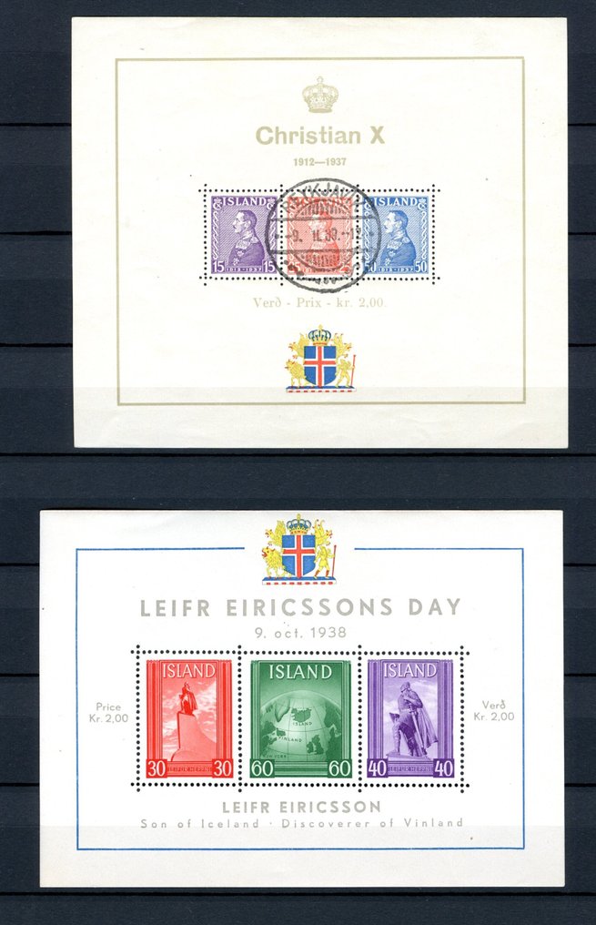 Iceland  - Selection Iceland, Block 1 + Series 1930: 1000th anniversary of Althing #3.2