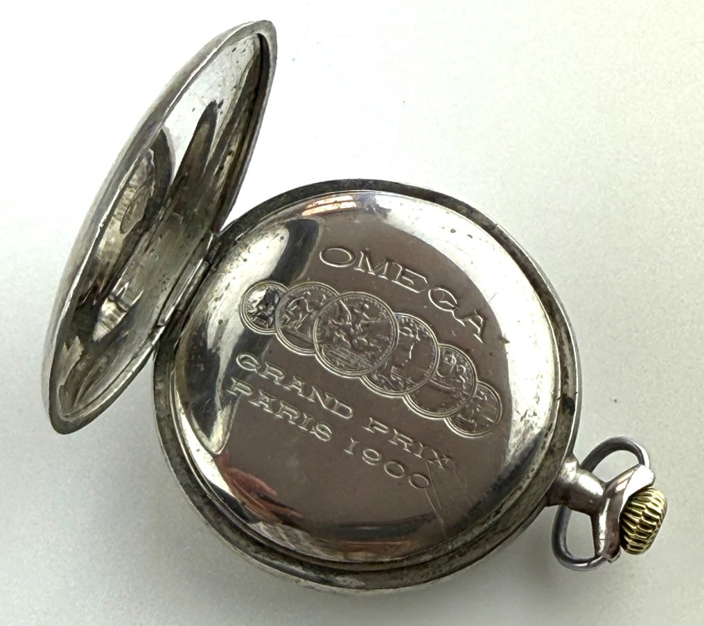 Omega - Antique  erotic pocket watch with moving automaton - 1900-1949 #3.2
