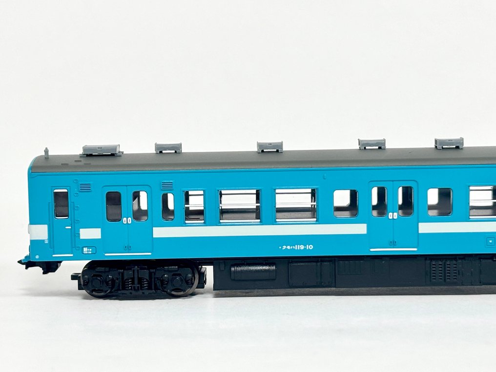 MICROACE N轨 - A0380 - 模型火车 (1) - JNR 119 系列 – 伊田线涂装(非空调)2辆车组(带动力) - JNR #2.1