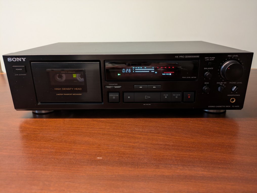 Sony - TC-K470 - Refurbished - New Belt - Audio-cassette deck #1.0