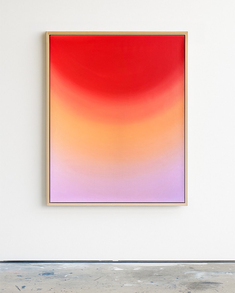 Sven Pels - "Taste the Warm" - Contemporary Gradient Painting #1.0