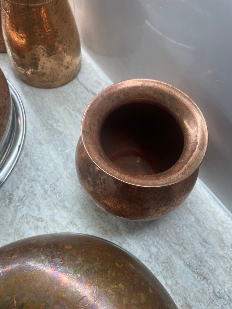 Set de vase pentru gătit (6) - Cupru, inox - Bucătărie cupru Gerij. #4.3