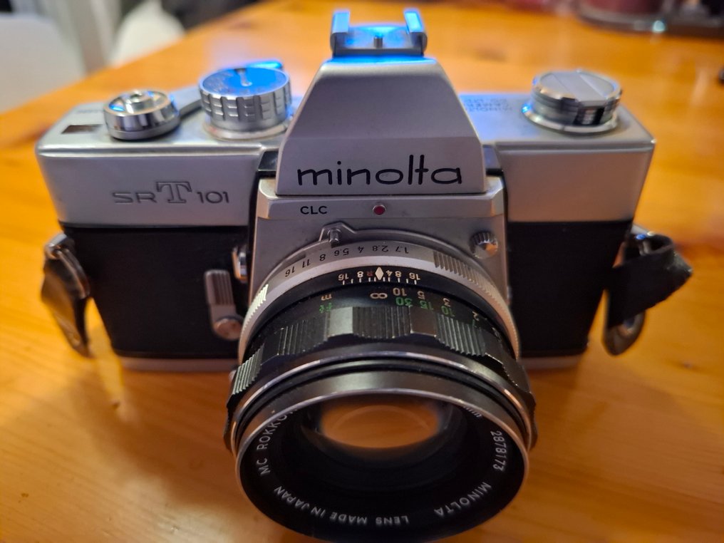 Minolta SRT 101 + MC Rokkor-PF 1,7/50mm | Αντανακλαστική φωτογραφική μηχανή με μονό φακό (TLR) #1.0