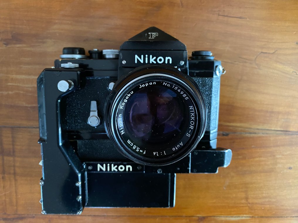 Nikon, Nippon Kōgaku F + 5.8cm f1.4 + F36 motor drive Analogt kamera #4.3