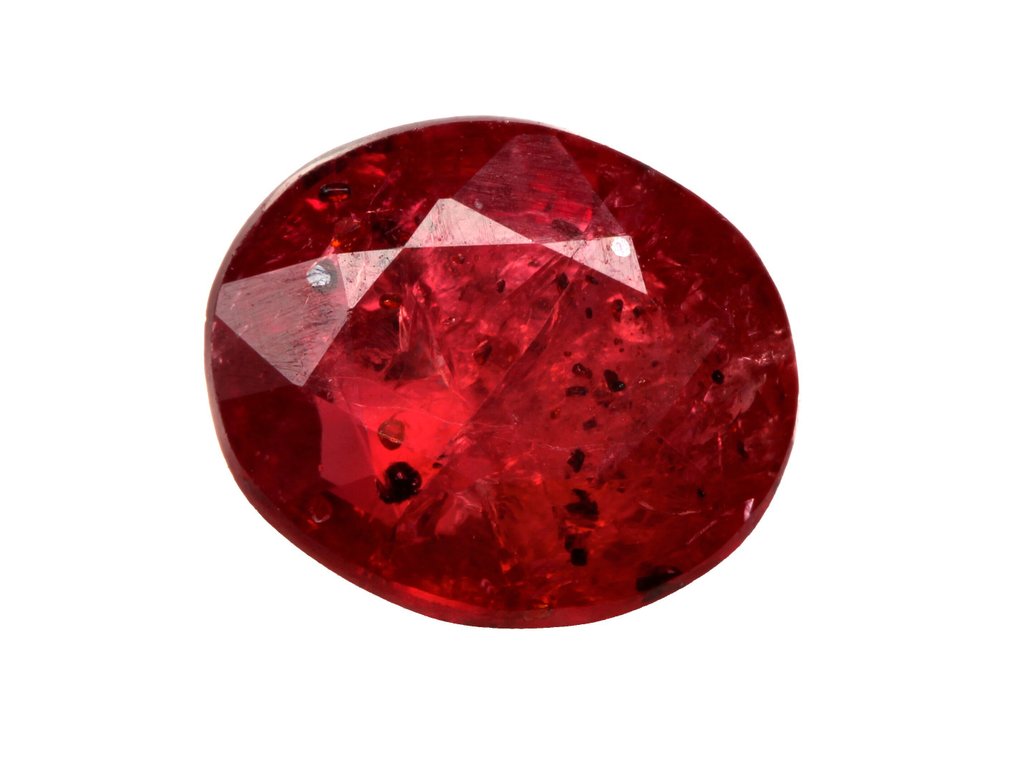 No reserve price Red, Orange Ruby  - 1.38 ct - Instituto Gemólogico Español (IGE) #2.1