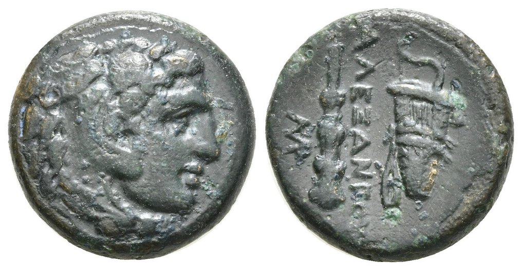 Regii Macedoniei. Alexandru al III-lea (336-323 î.Hr.). Unit uncertain mint in Macedon (Fără preț de rezervă) #1.0