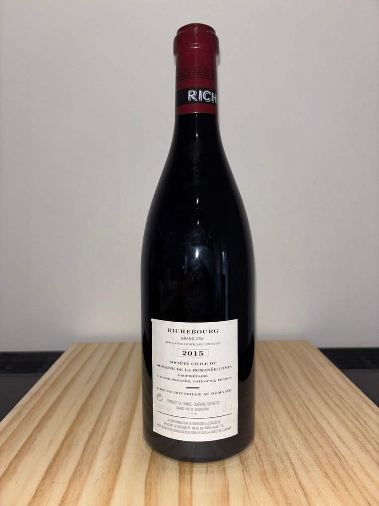 2015 Domaine de la Romanée Conti - Richebourg - 1 Bottle (0.75L) #1.0