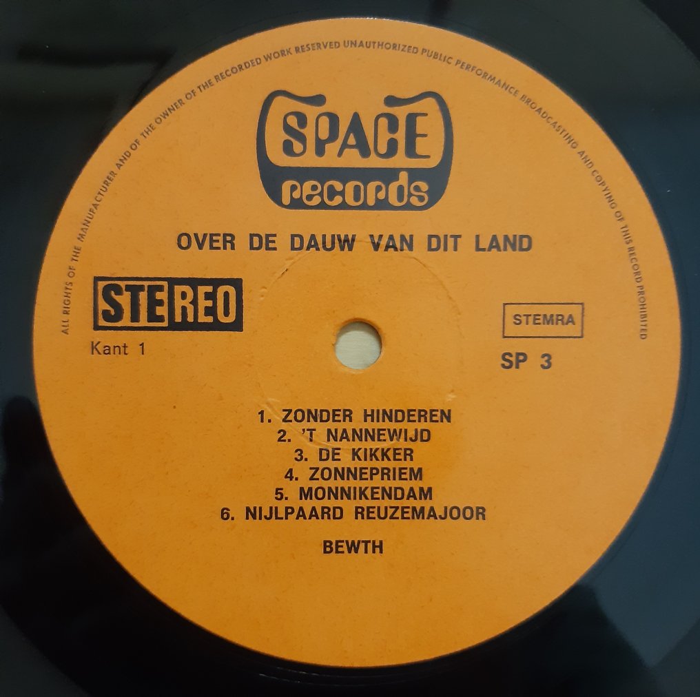Bewth - Over De Dauw Van Dit Land - LP - Erstpressung - 1972 #2.1