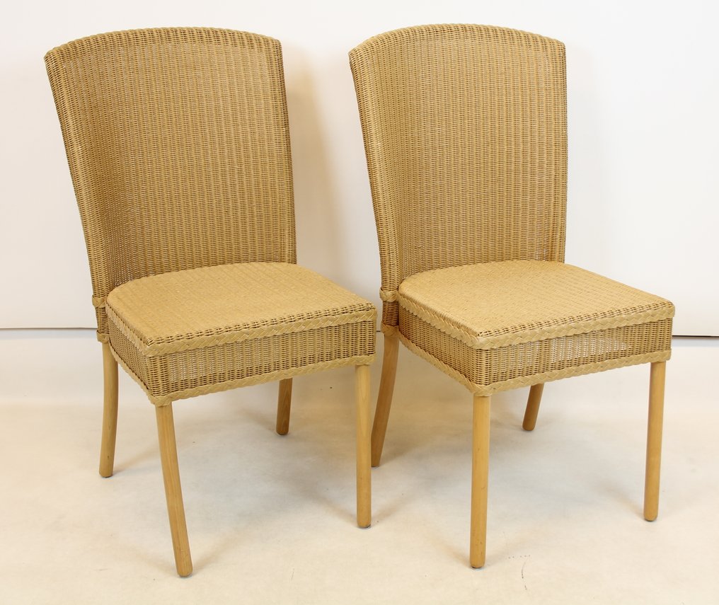 椅子 - 木, Riet - 两把椅子 #1.0