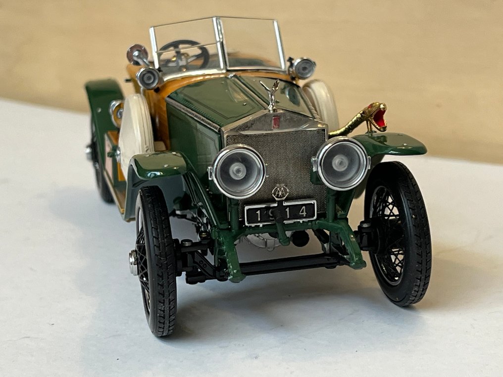Franklin Mint Precision Models 1:24 - Modellino di auto decappottabile - Rolls Royce uit 1914 met houten carrosserie. #1.0