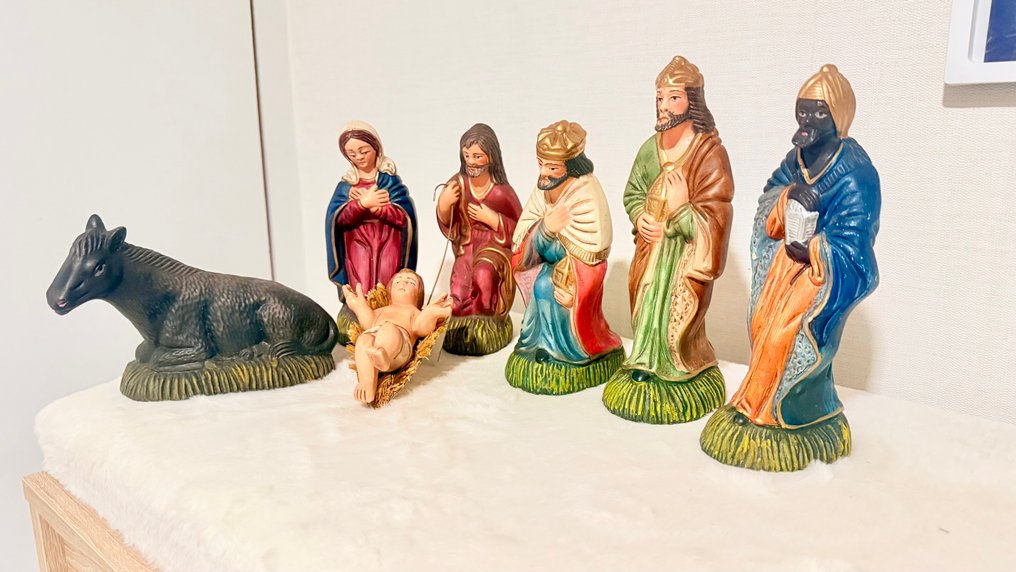 Nativity scene (7) - Ceramic - 7 pieces - 23 cm #2.1