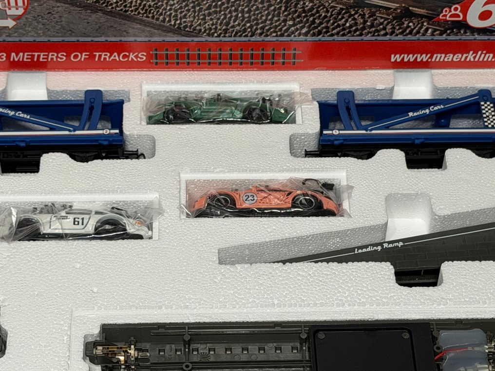 Märklin H0 - 29952 - Startset (1) - Porsche Start up -Autotransport met DHG 500 #1.0