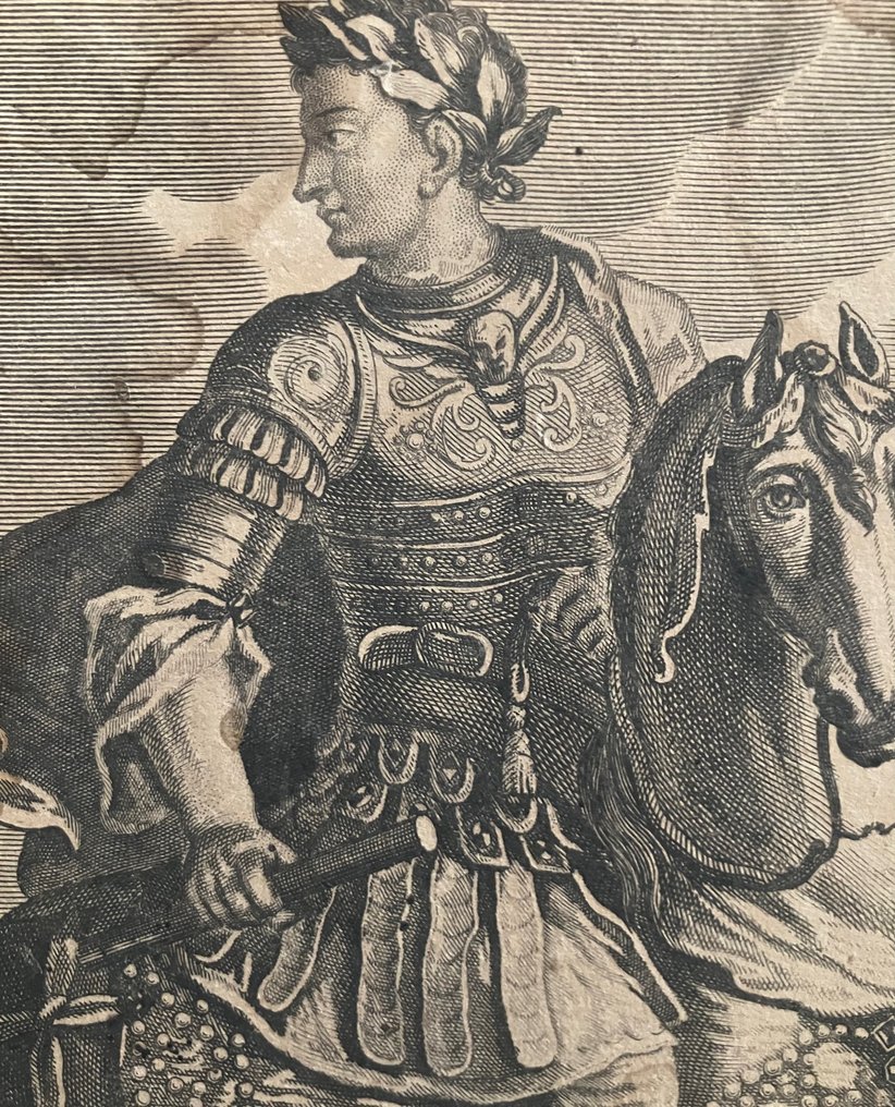 (Antonio Tempesta, after ?) - Roman Caesar - copperplat - 1750 #2.1
