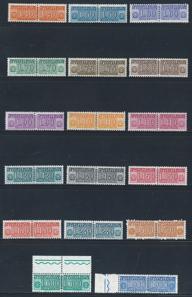 義大利共和國  - 特许包，星级系列，编号5/21。 #1.0