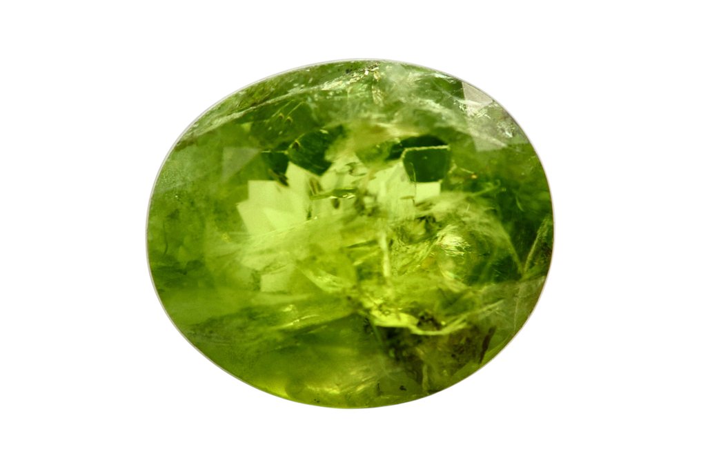 Ingen mindstepris Grøn, Gul Peridot  - 10.66 ct - Instituto Gemólogico Español (IGE) #4.3