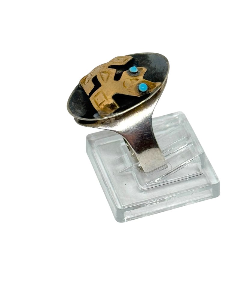 Ring - Mexico Turquoise  (Ingen reservasjonspris) #4.3