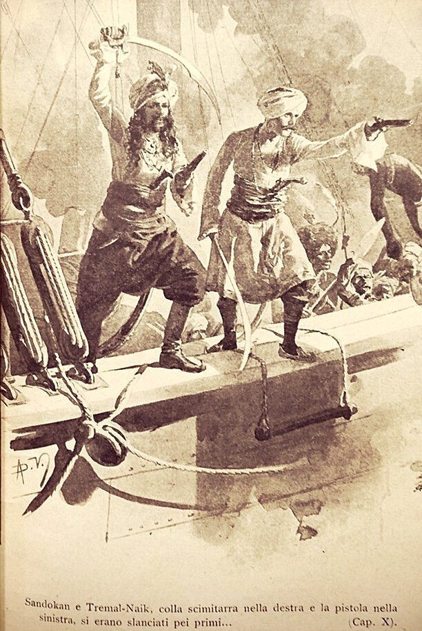 Salgari Emilio - Opere di Emilio Salgari: Avventure di Sandokan - 1921 #3.2