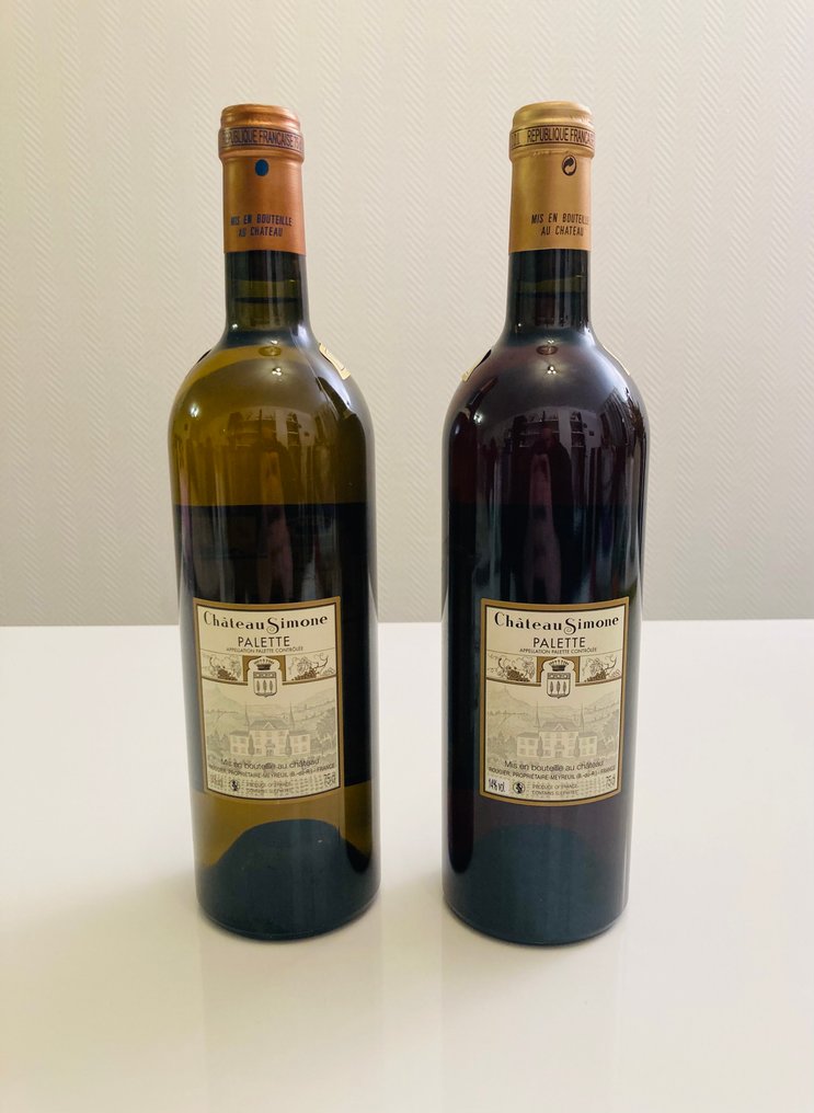 2019 Château Simone blanc & 2021 Rosé - Palette - 2 瓶 (0.75L) #1.0