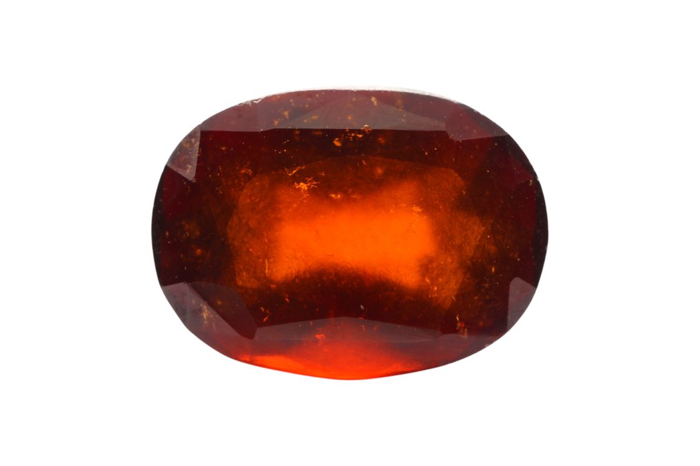 No reserve price Orange, Brown Hessonite  - 7.43 ct - Instituto Gemólogico Español (IGE) #1.0