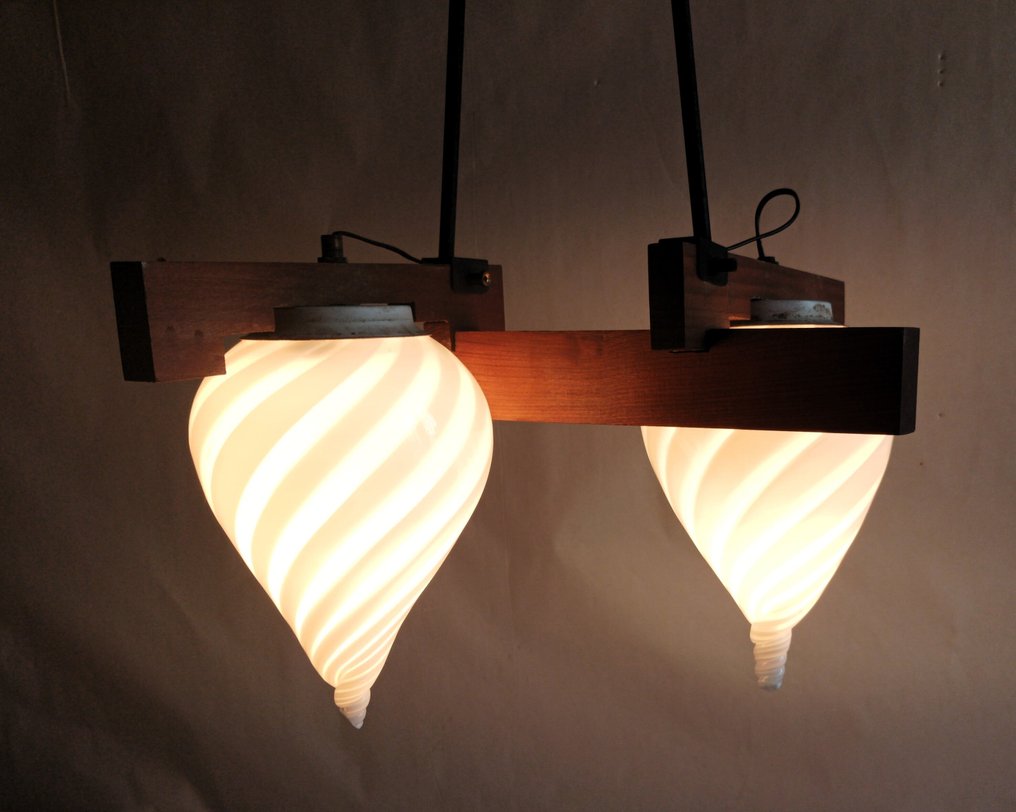 吸顶灯 - 玻璃罩与Murano玻璃 - 设计 #3.2