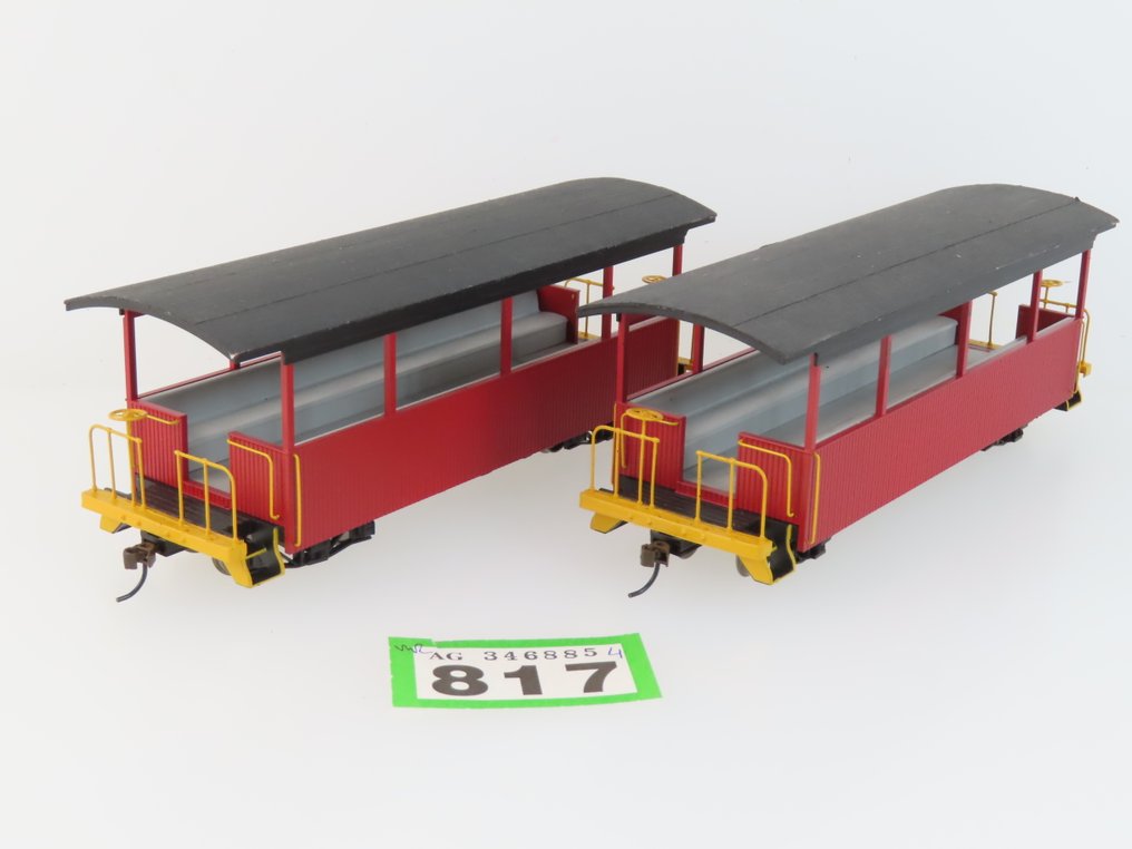 Spectrum 0n30 - 26002 - Machetă tren transport călători (2) - 2x 4-șase open persoane rijtuigen - Privaat #2.1