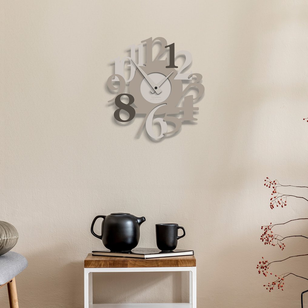 Ρολόι τοίχου - GIallobus -  Σύγχρονη Ξύλο - 2024 - Orologio Carved #2.1