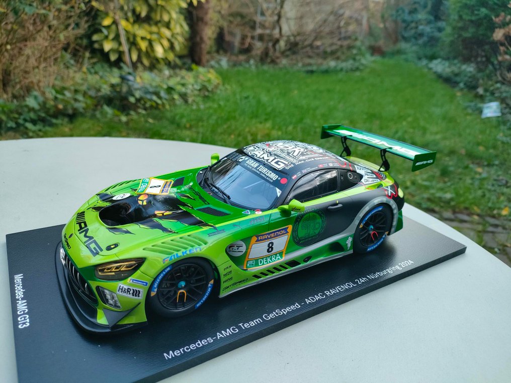 Spark 1:18 - Modelbil - Mercedes-Benz AMG GT3 - 24 timer Nürburgring 2024, begrænset udgave! #1.0