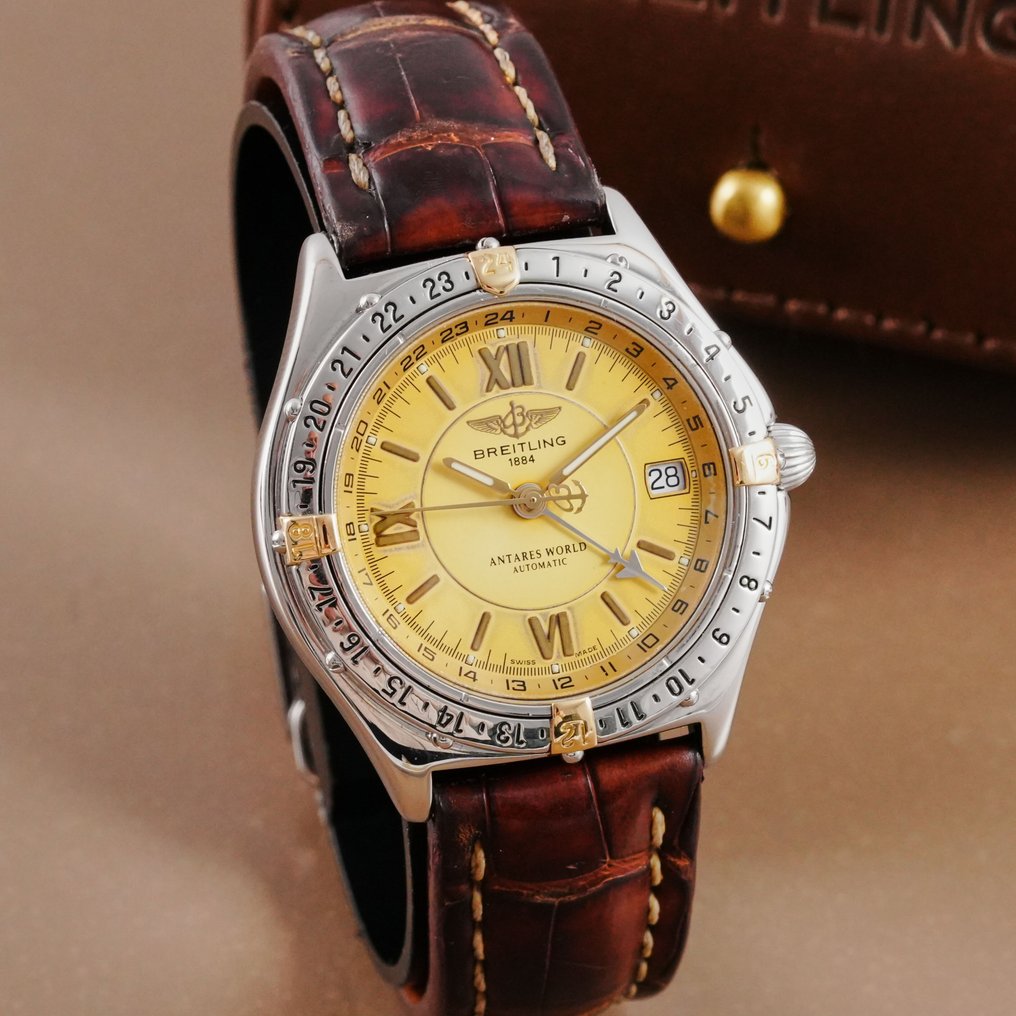 Breitling - Antares World GMT Patina Dial - B32047.1 - Men - 1990-1999 #2.1