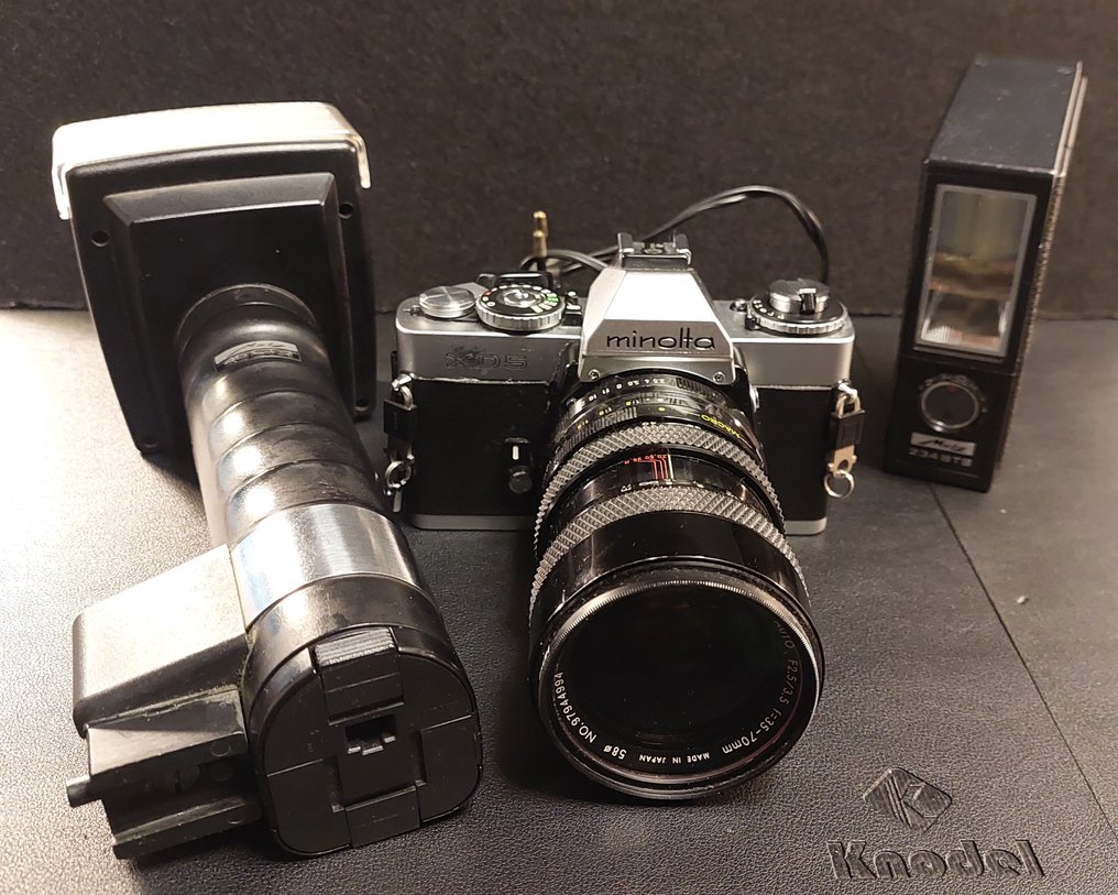 Minolta XD-5 + Soligor 2.5-3.5/35-70mm - Metz 45CT-1 + Metz 234 BTS -- *PLS READ* Αντανακλαστική φωτογραφική μηχανή με μονό φακό (TLR) #1.0