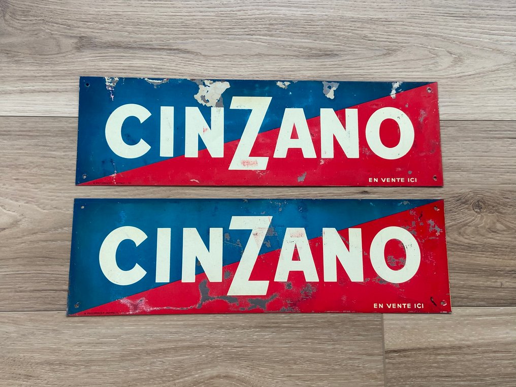 Cinzano / H.Philippault Montreuil - Πλάκα - Μέταλλο #1.0