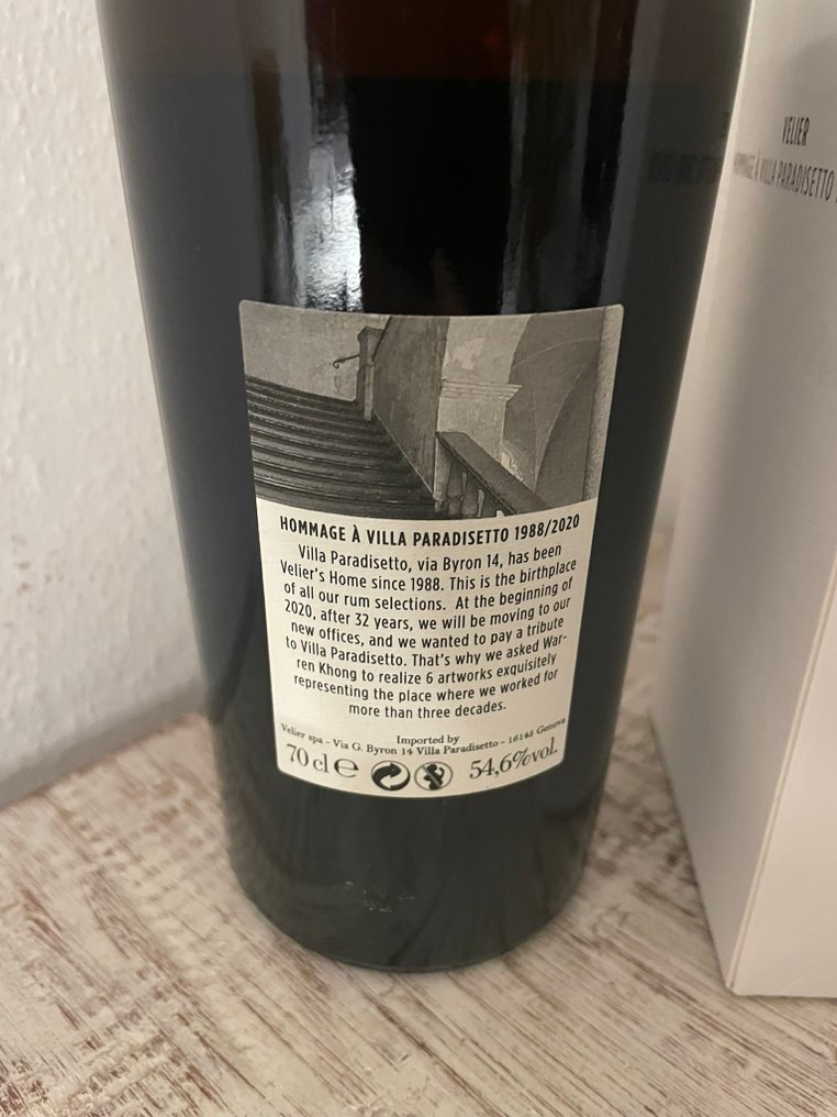 Chamarel 2013 Velier - Villa Paradisetto    - b. 2020  - 70cl #4.3