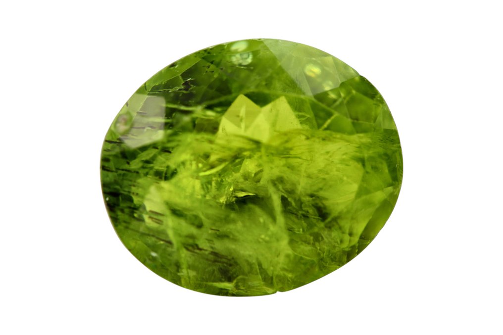 No reserve price Green, Yellow Peridot  - 11.81 ct - Instituto Gemólogico Español (IGE) #3.2