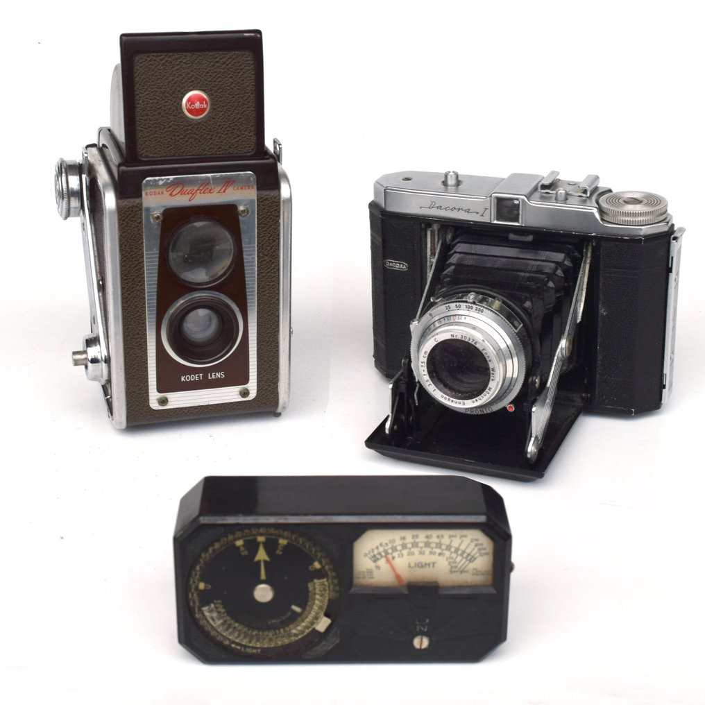 Kodak Duaflex IV, Dacora I, Weston . 120 / aparat średnioformatowy (Bez ceny minimalnej
) #1.0