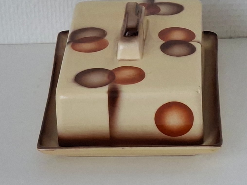 Musterschutz - Smørfat - Steingods - Art Deco botervloot #2.1