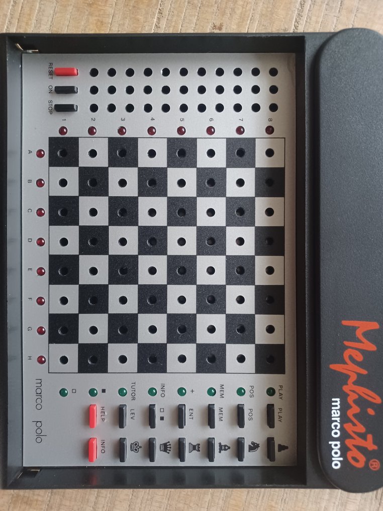 Mephisto marco polo - chess computer - Datamaskin (1) - I original eske #2.1