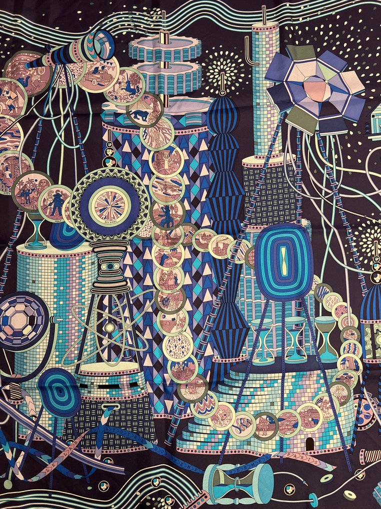 Hermès - Laboratoire du Temps - Foulard #1.0
