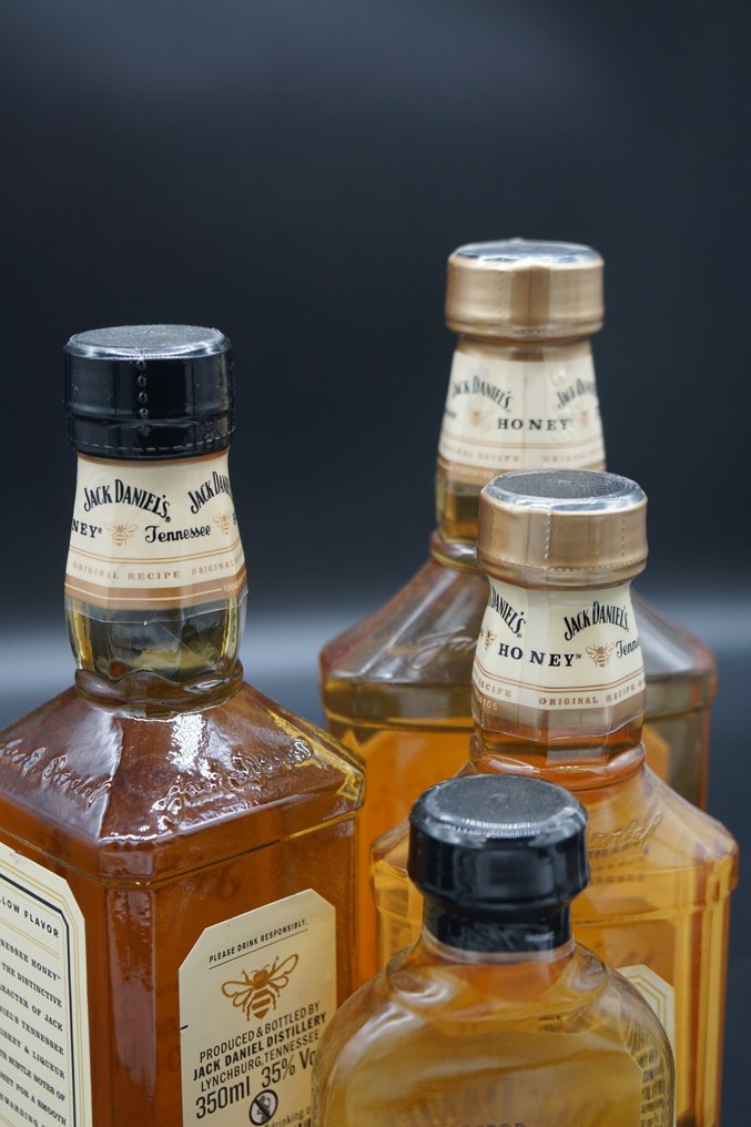 Jack Daniel's Honey  - 100ml, 200ml, 350ml and 375ml - 4 garrafas #2.1