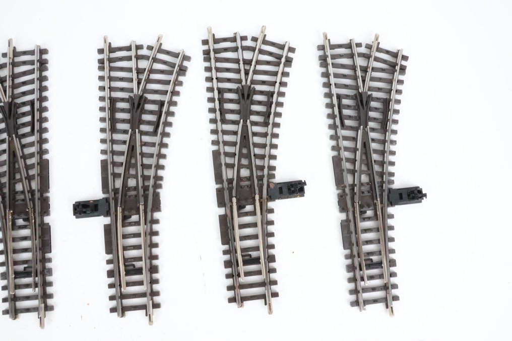 Märklin H0 - 2262/63/64 - Γραμμές τρένου μοντελισμού (15) - K-wissels συνδέσεις δεξιά και αριστερά πλήρες προφίλ. #1.0