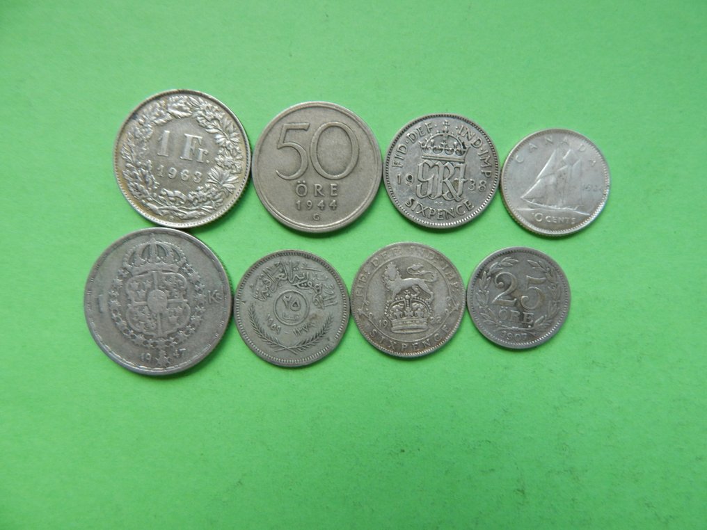 Verden. 4 kg of coins and banknotes  (Ingen reservasjonspris) #4.3