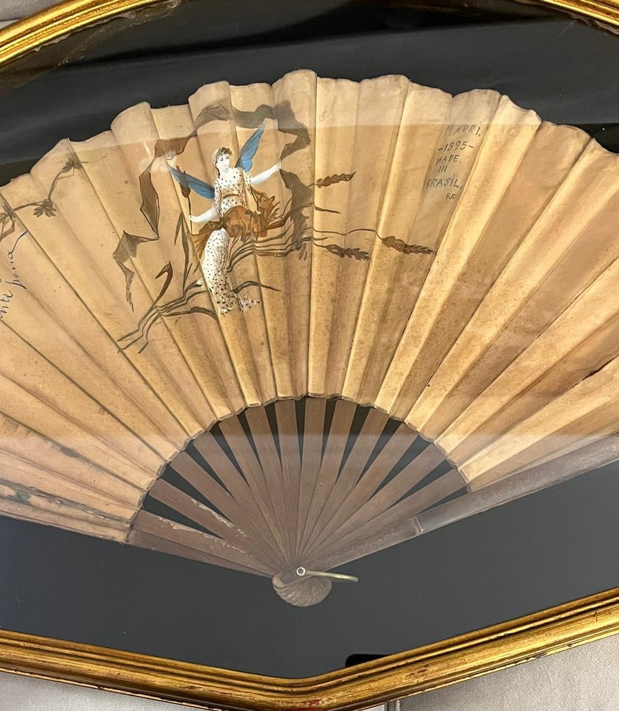 Handwaaier - Canvas, Bamboe #3.2