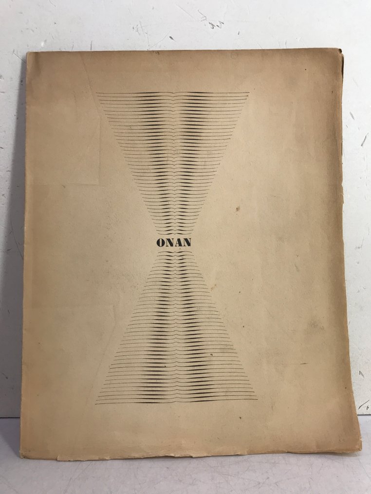 [Surréalisme] Georges Hugnet - Onan [1/277 sur alfa] - 1934 #1.0