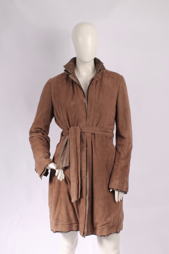 Brunello Cucinelli Luxury Leather Coat - Παλτό #1.0