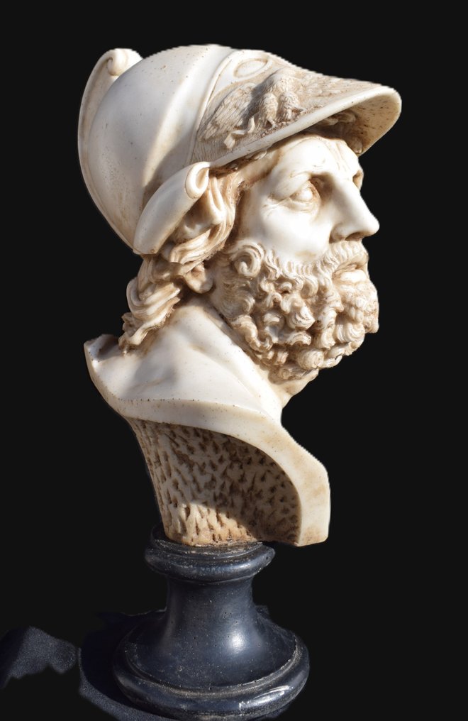 半身像, di Menelao - 43 cm - 卡拉拉大理石重建 #2.1