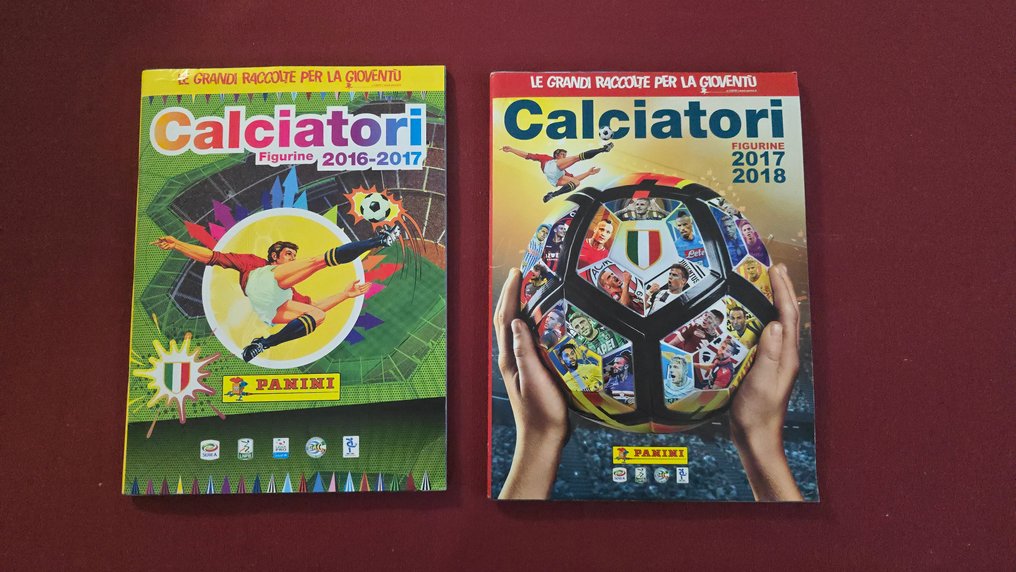 2016/17, 2017/18 Panini Calciatori - 2 Álbum completo - Good (GD) #1.0
