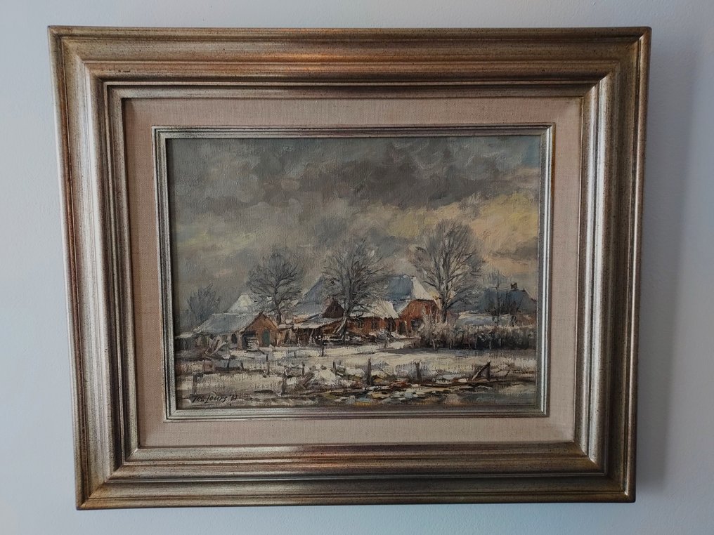 Jos Leurs (1947) - Boerderijen in de winter #1.0