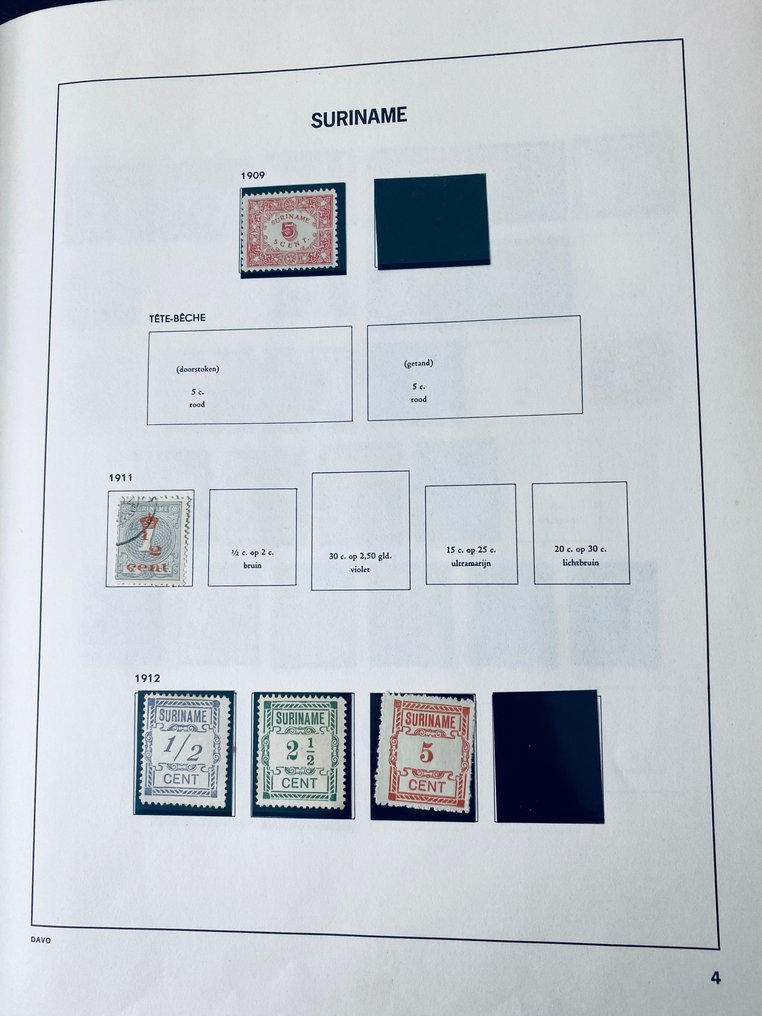 Suriname  - Suriname Collection in Davo LX #4.3